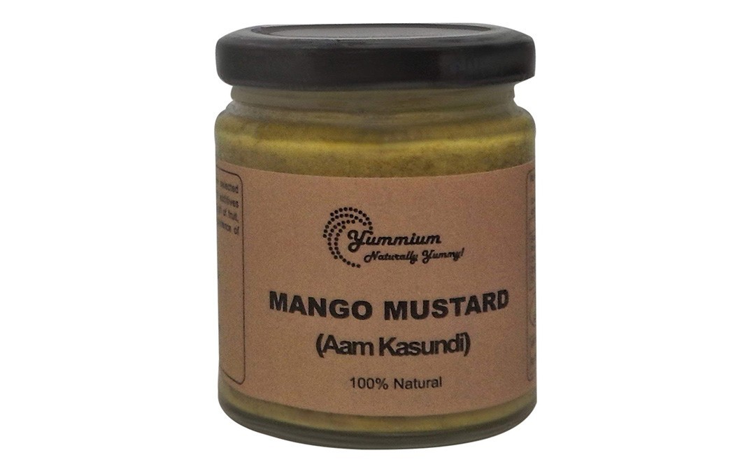 Yummium Mango Mustard (Aam Kasundi) 100% Natural   Glass Jar  227 grams